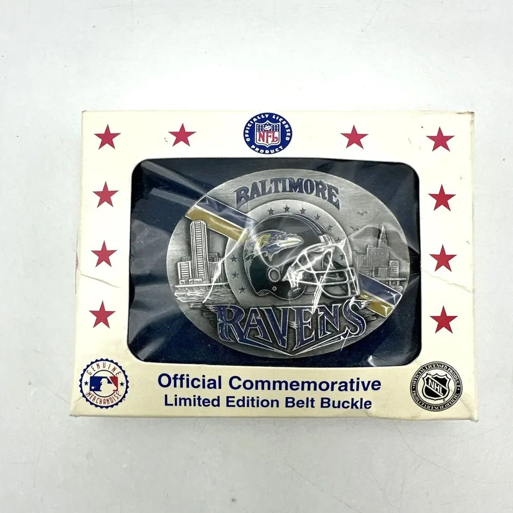 Siskiyou NFL Baltimore Ravens Belt Buckle Limited Edition UNOPENED IN BOX